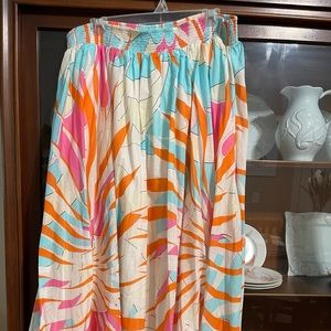 Anthropologie maxi skirt, size 1X